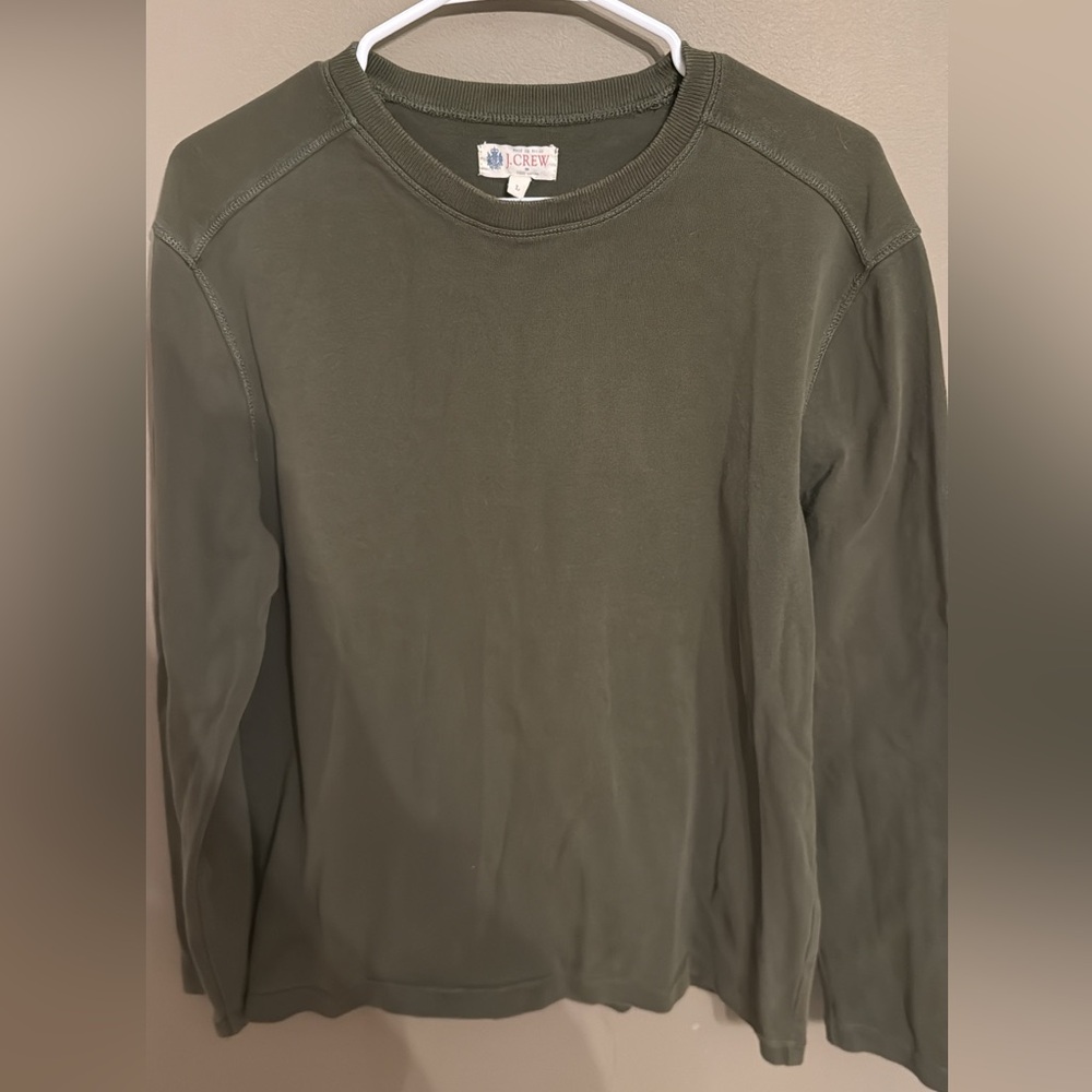 J. Crew Forest Green Crewneck